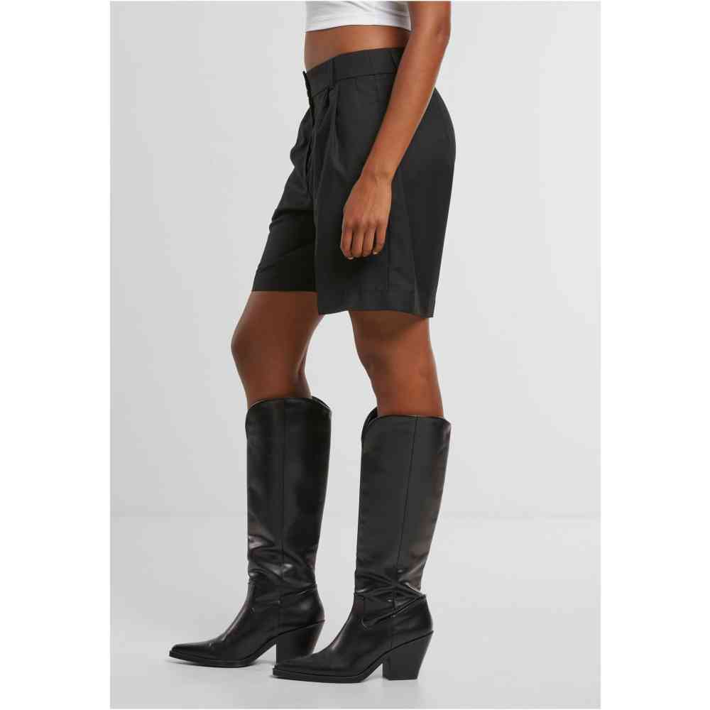 Urban Classics - Pleated Bermuda Kurze Hose - Schwarz